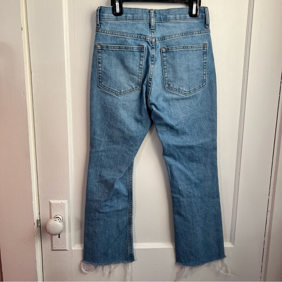 Everlane Kick Crop Jeans Raw Hem Size 24 - Picture 2 of 6